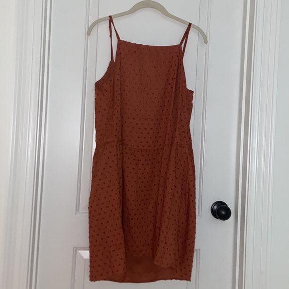 Loft Orange Mini Dress - Picture 4 of 4
